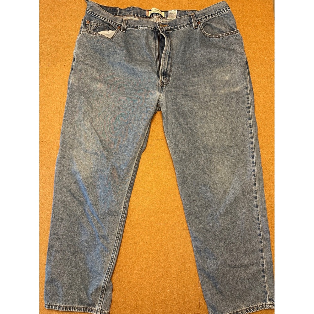 Levi's 550 Relaxed Jeans Mens 46x32 Blue Denim Vintage Made in USA Y2K 5-Pocket